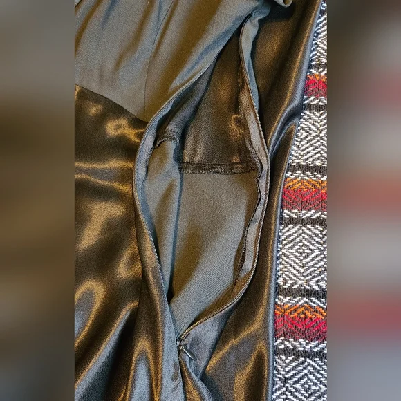 90's Does 40's Harlow Hollywood Glamorous Satin Look Maxi Dress Size 10 - Picture 16 of 16